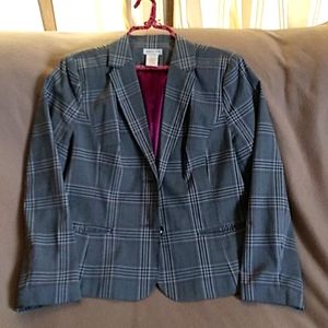 Plaid blazer